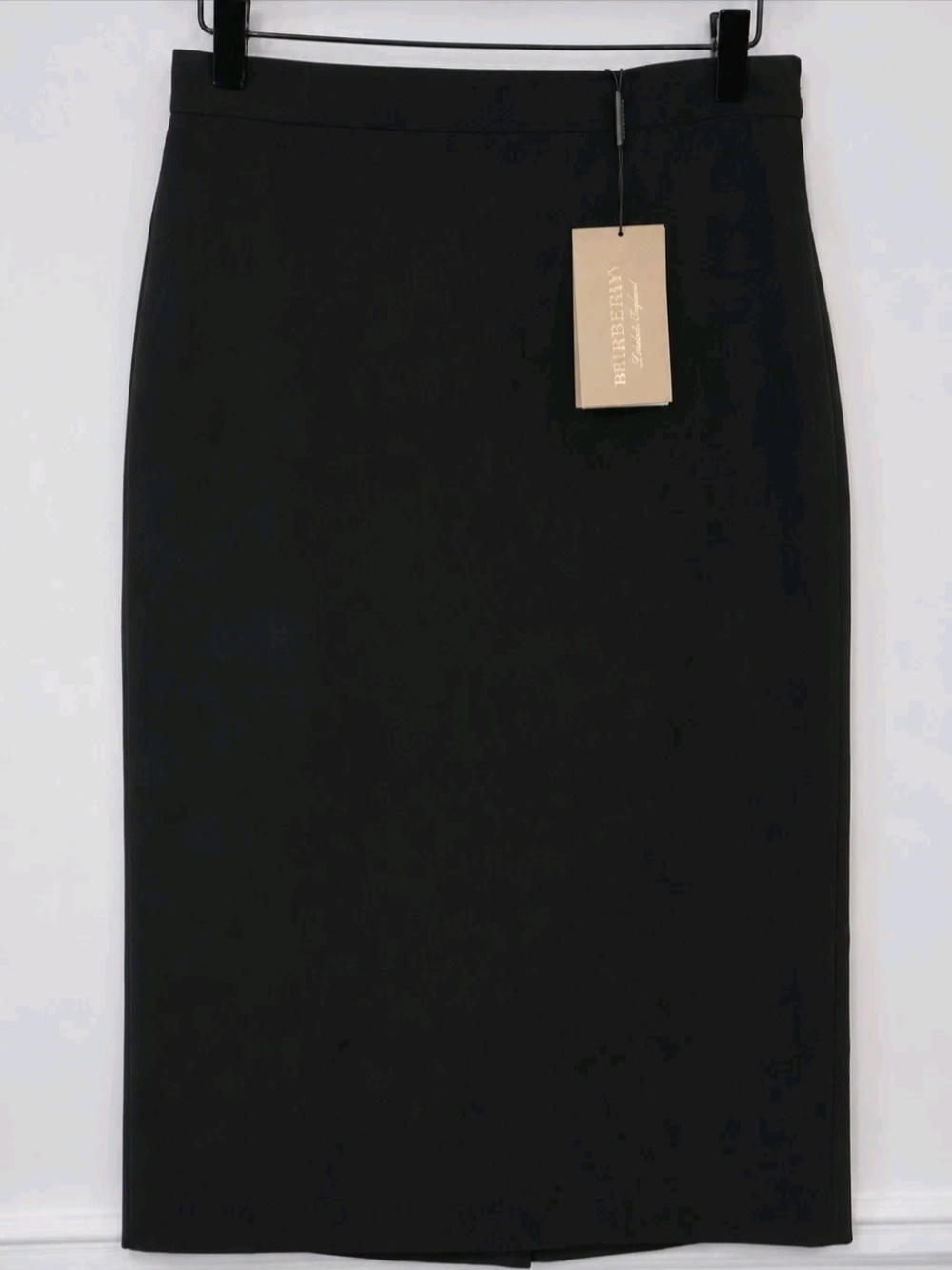 Burberry Black Tailored Pencil Skirt with Tag